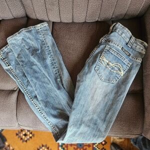 Cowgirl Tuff Light Blue Bootcut Jeans